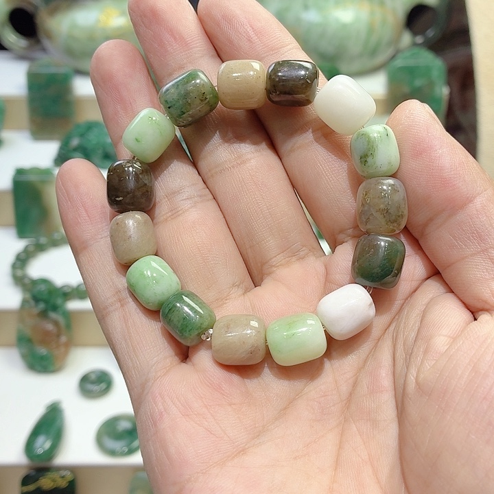 未镶嵌独山玉手串多宝手串