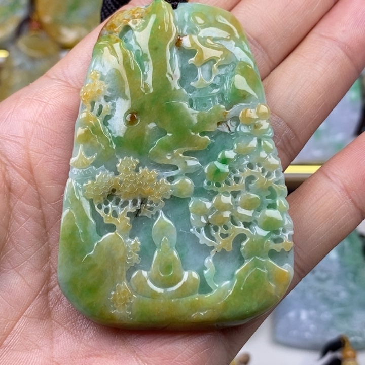 翡翠吊坠(不含链)未镶嵌