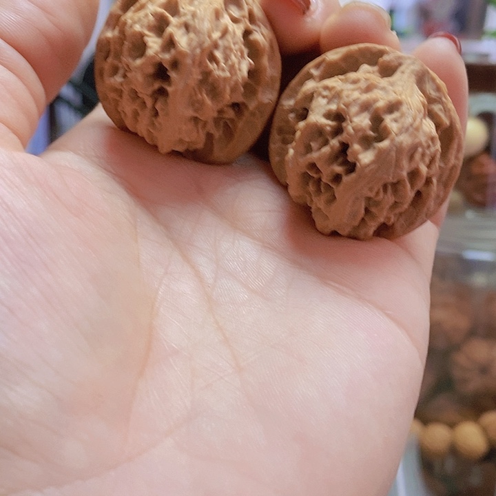【闪购商品】文玩核桃把件36苹果迷你