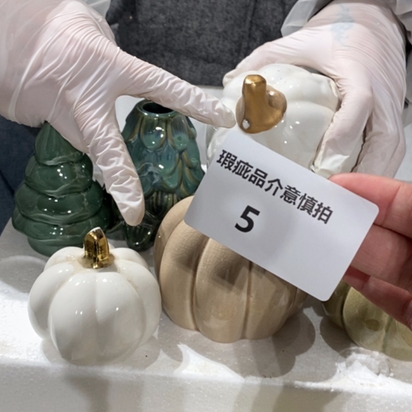 【闪购商品】摆件?**力陶瓷摆件瑕疵特卖