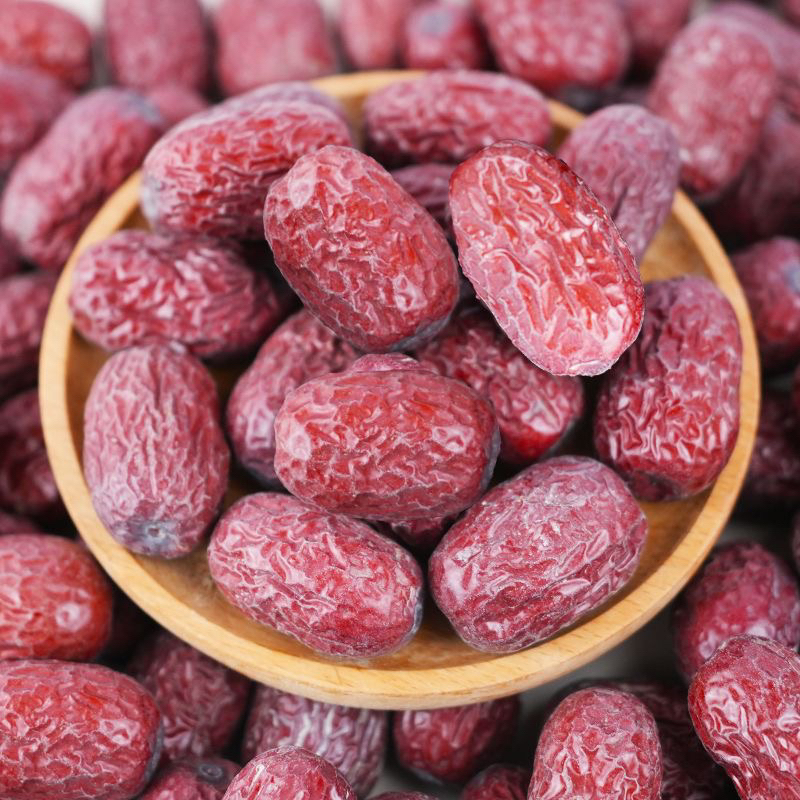 新疆原生态干灰枣未加工未清洗可作零食小吃肉厚核小香甜红枣干货