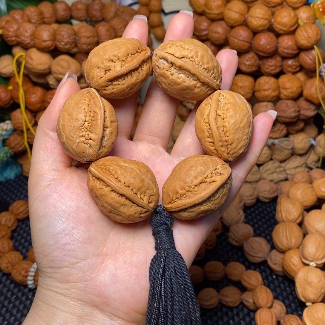 文玩核桃手串30一道筋