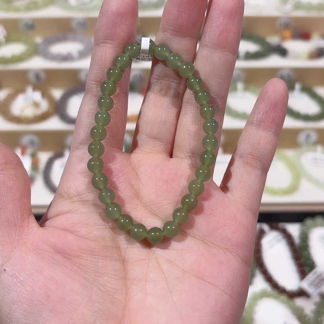 和田玉手链未镶嵌A