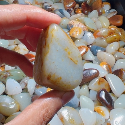 和田玉（糖玉）手链未镶嵌2