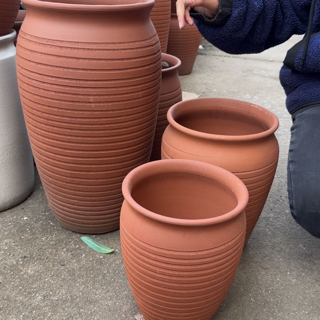 紫砂花盆口25高50口21高31口20高26宜兴紫砂