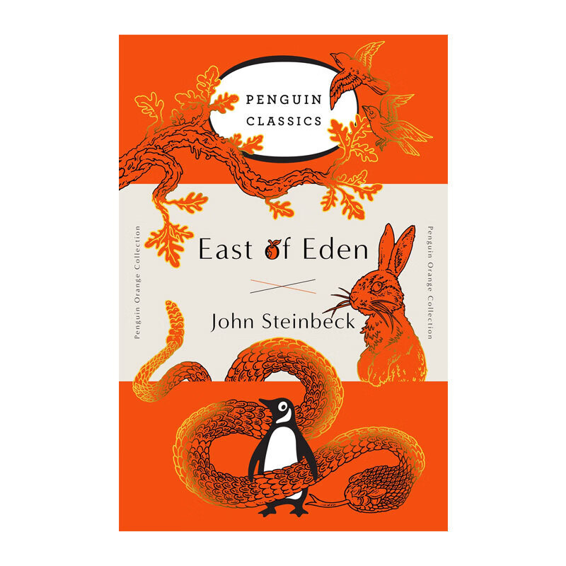 伊甸之东（毛边本）英文原版 Penguin Orange Collection: E