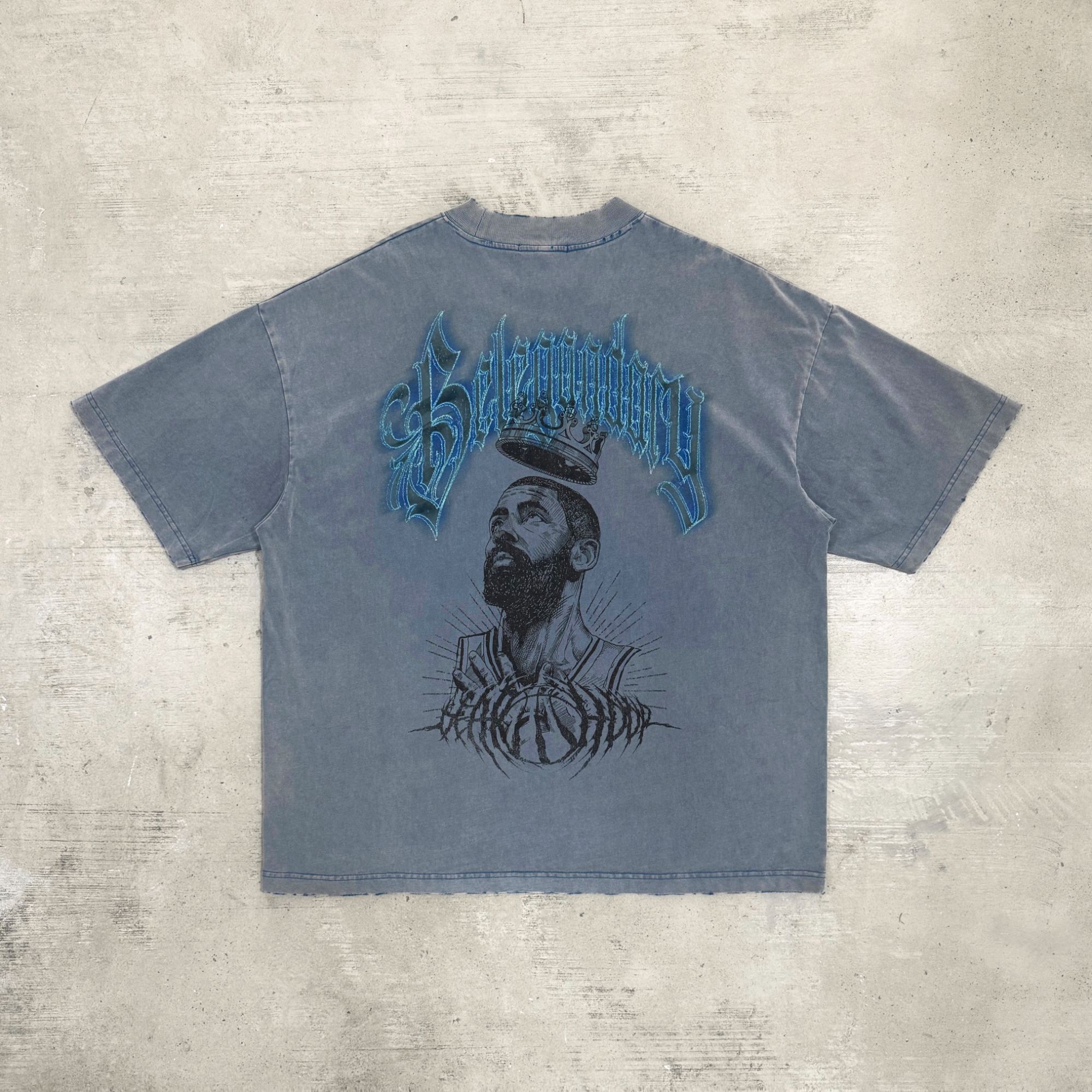 【成为传奇】DEARHOOP 康丽数码 球星艺术插画 美式高街潮牌短袖T恤