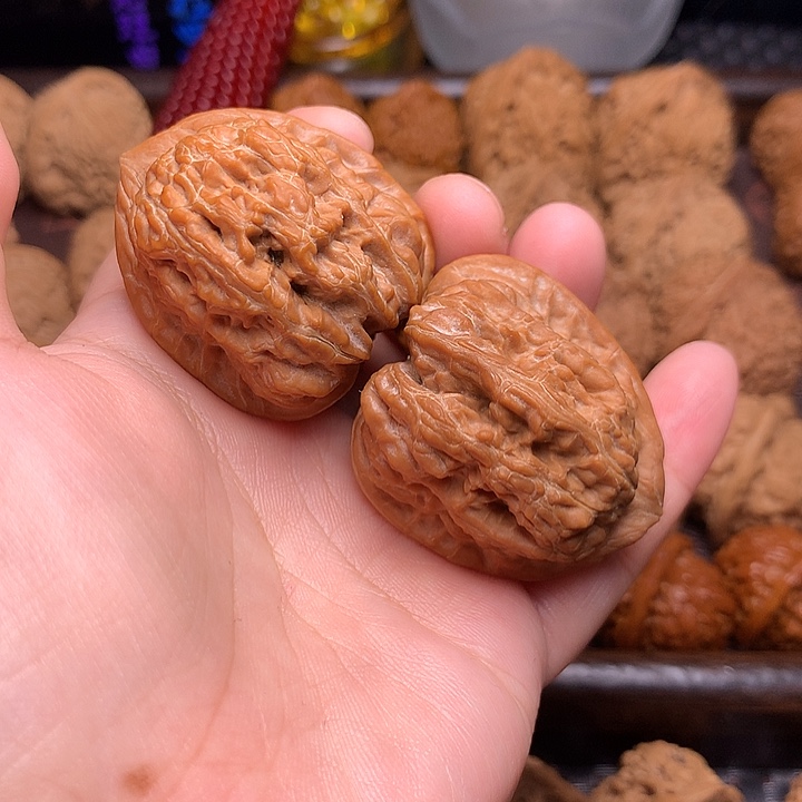 吊坠文玩核桃赤龙鸡心36尺