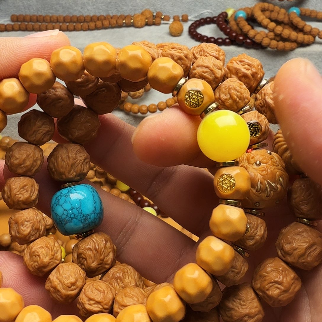 马***）猴头核桃手串奶酪