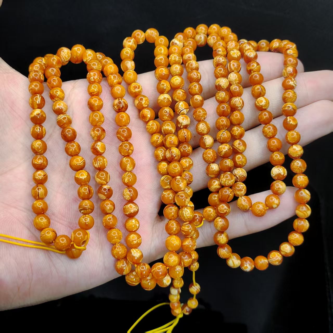 【老三珠宝】蜜蜡女神链M7【多样性发其一】约5mm