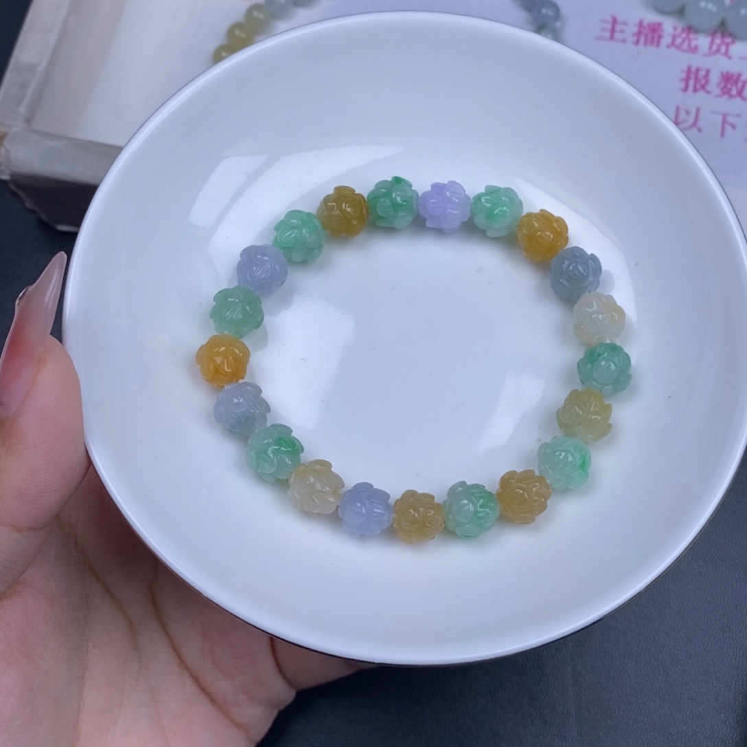 霞***霞翡翠未镶嵌颈饰天然翡翠