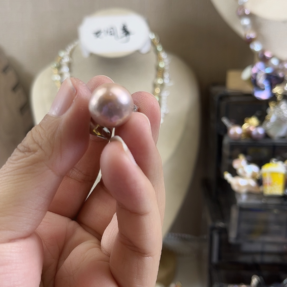 淡水珍珠戒指未镶嵌【纯恬】