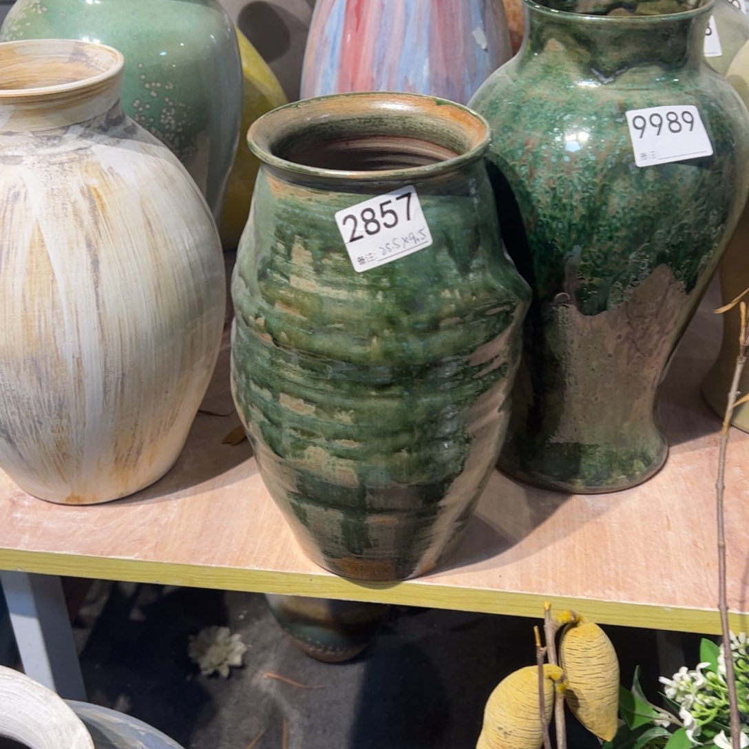 瓷片2857高25.5口9.5默认无孔的，