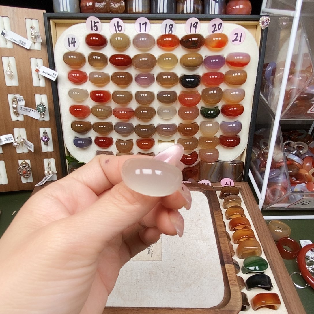 *****玛瑙/玉髓未镶嵌戒指