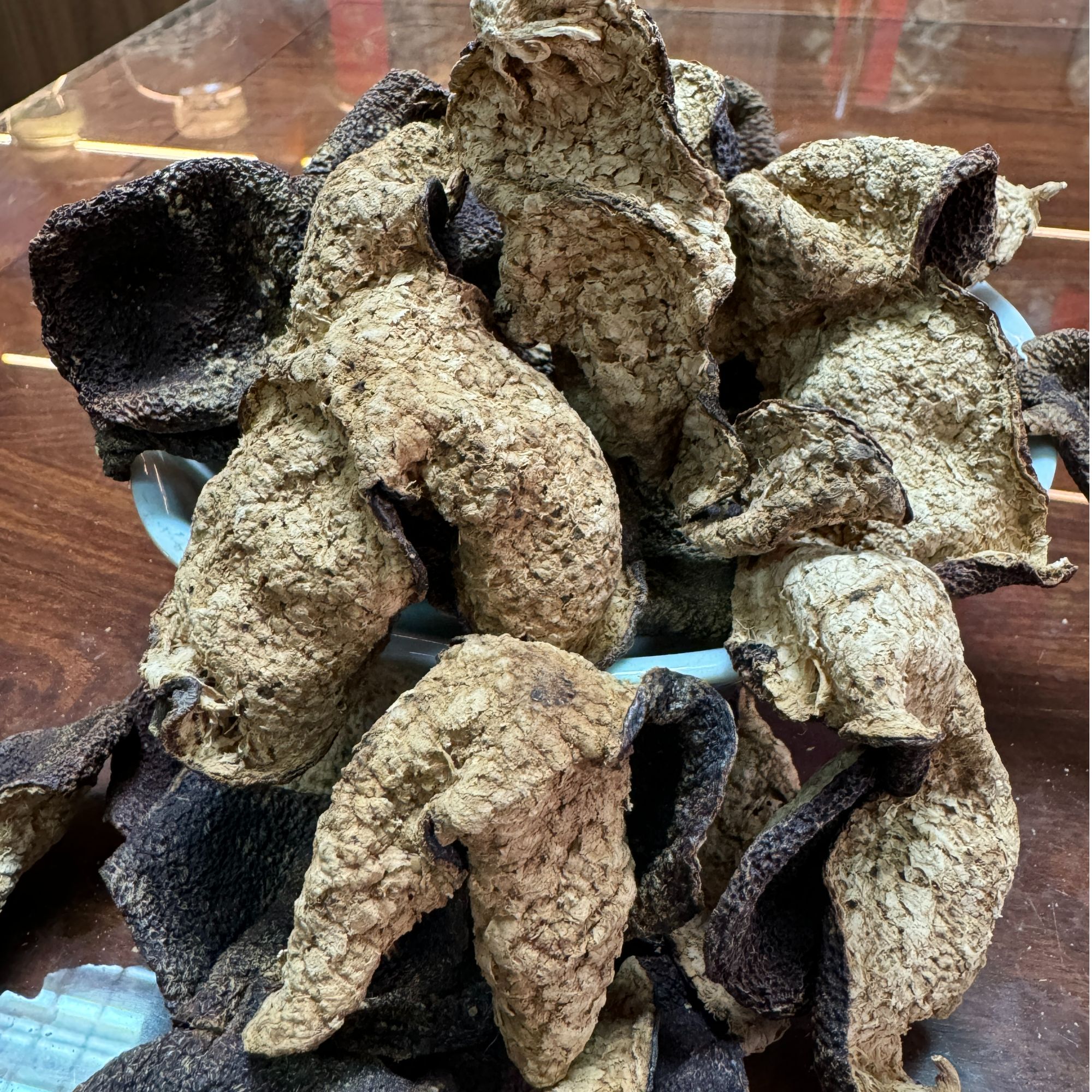 【真正老冬后】新会陈皮老树2014年梅江塞口围冬后皮口感生津冰韵甜