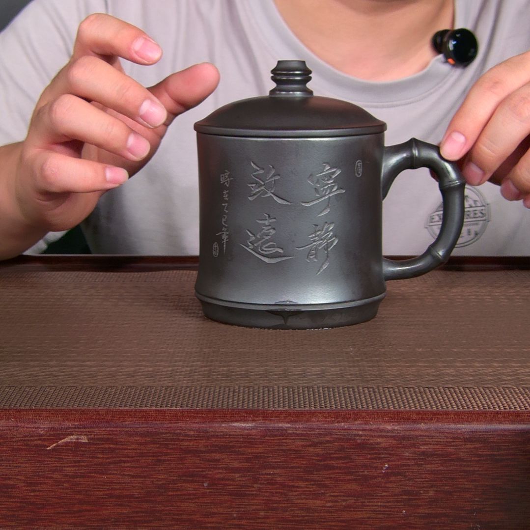 茶杯紫砂高货放漏