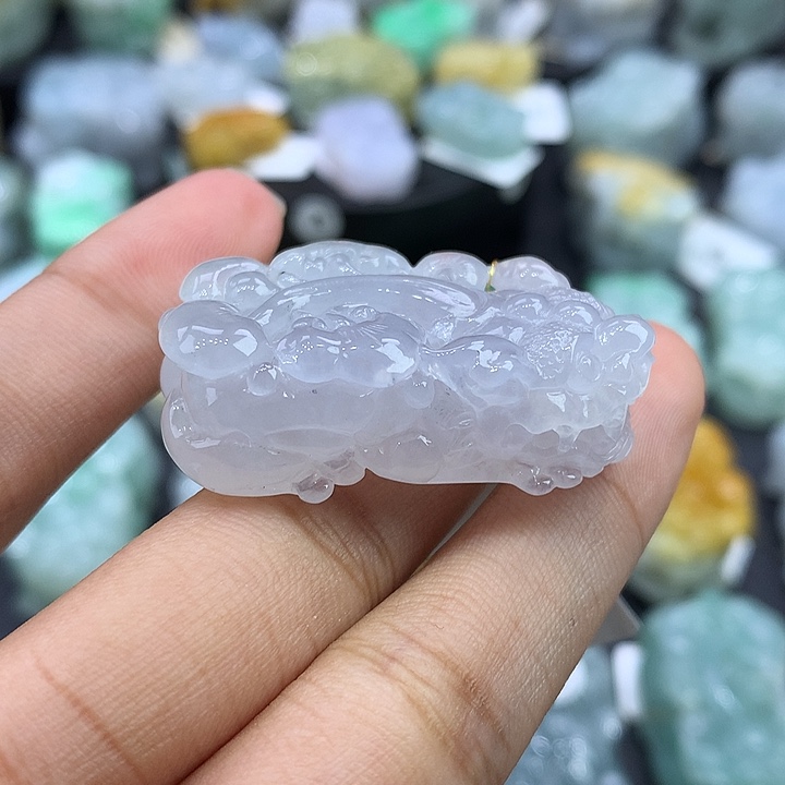 翡翠未镶嵌颈饰天然缅甸翡翠