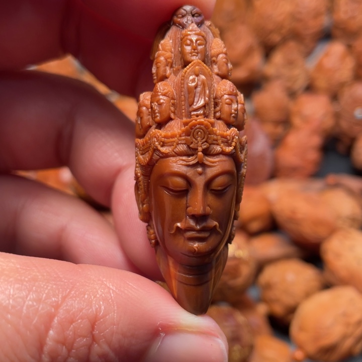 【闪购商品】橄榄核手串/手链万佛头。