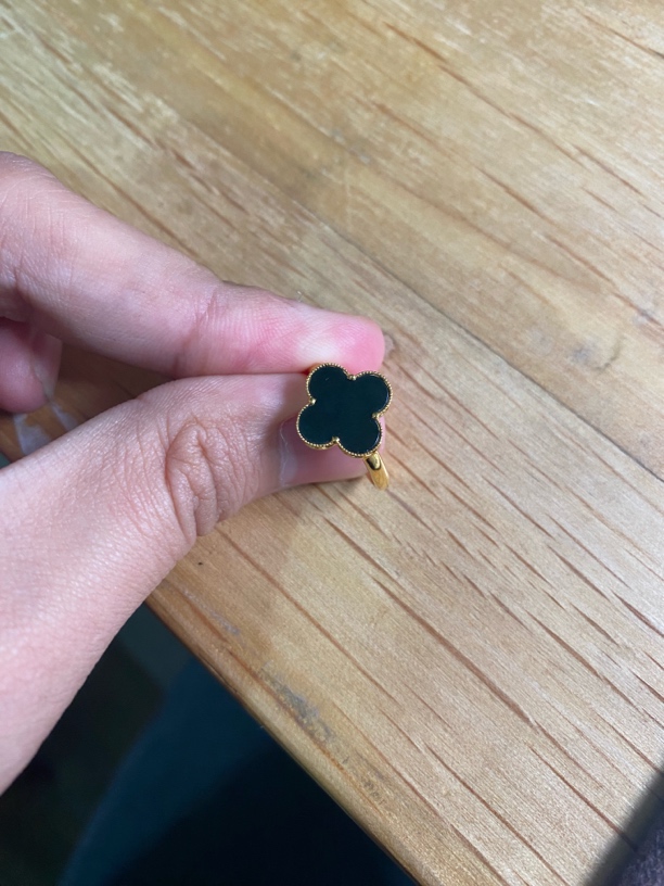 天然A货墨翠女戒