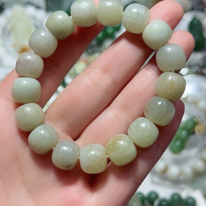 和田玉手链未镶嵌31