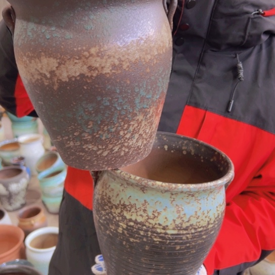 紫砂花盆高21口19————-