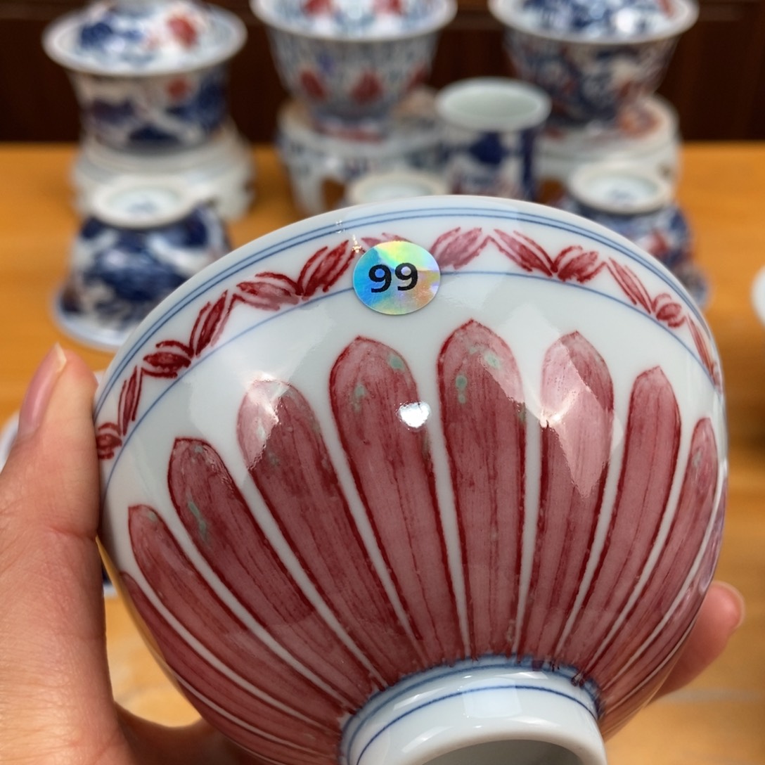 手绘现代茶具得古董