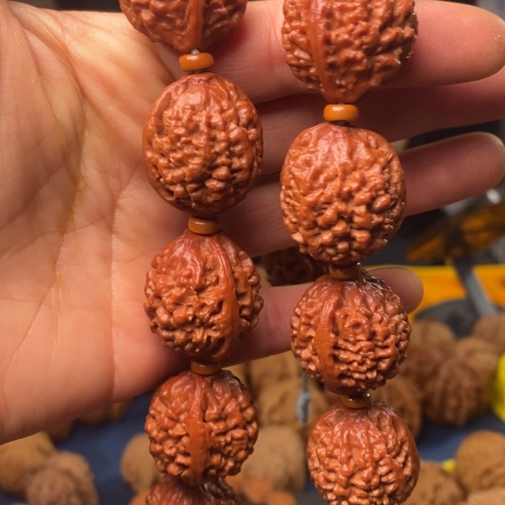 文玩核桃吊坠A*D文玩核桃野生秋子手持