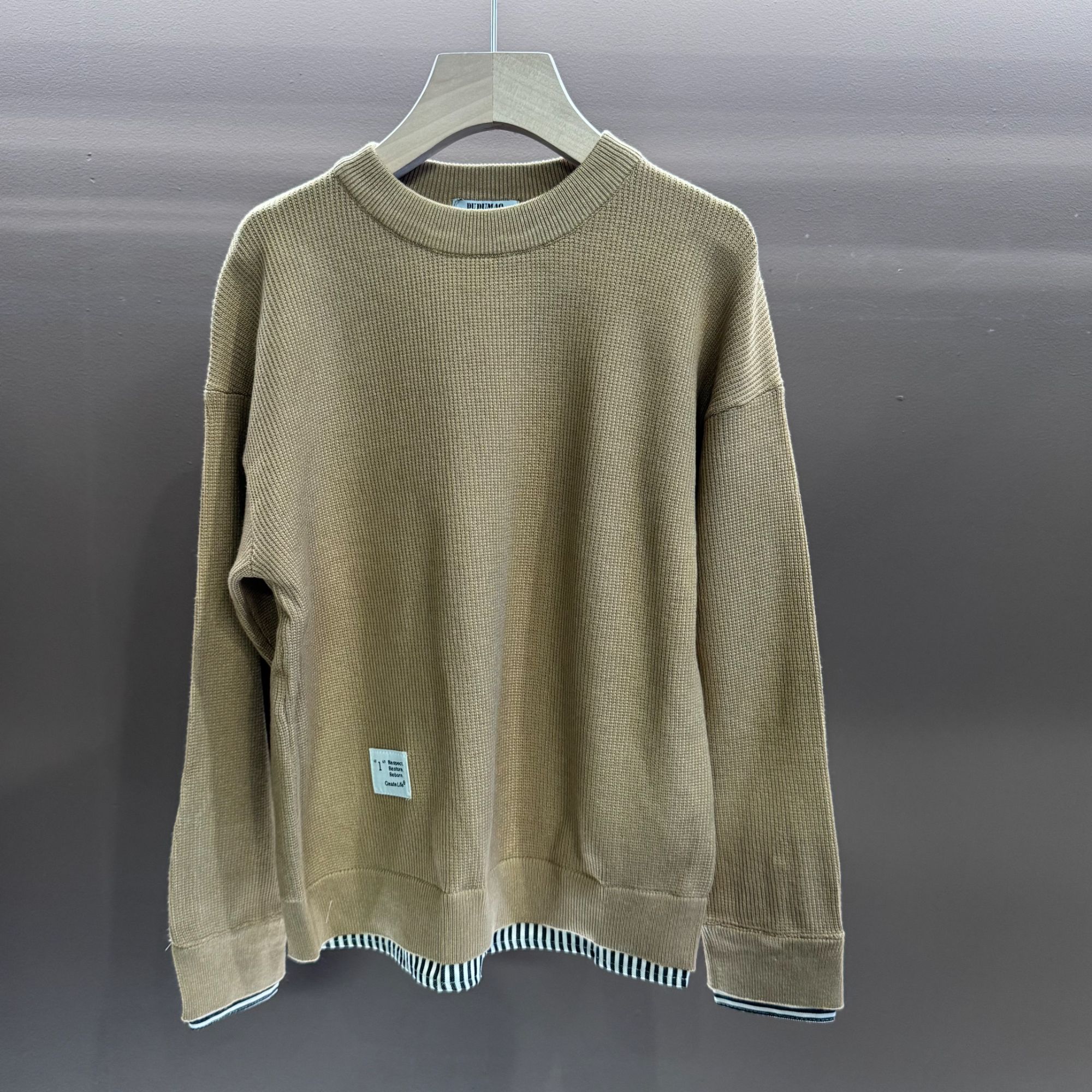 【5126】男女童翻领毛衣2025新款长袖打底上衣洋气休闲百搭针织衫