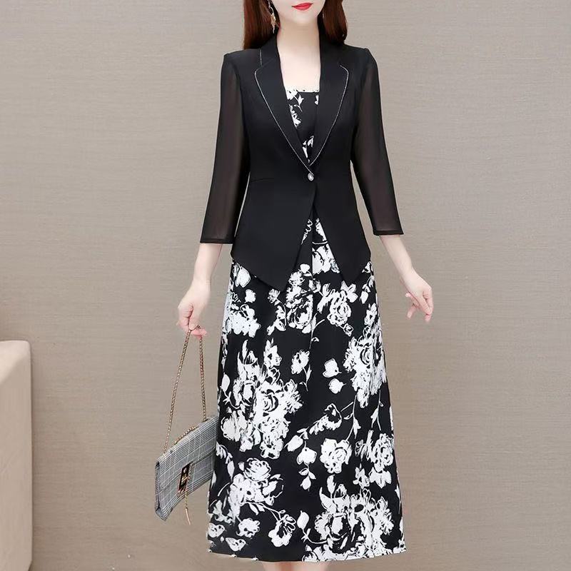 【A578】2024秋季新款女时尚长袖洋气高端气质修身显瘦套裙