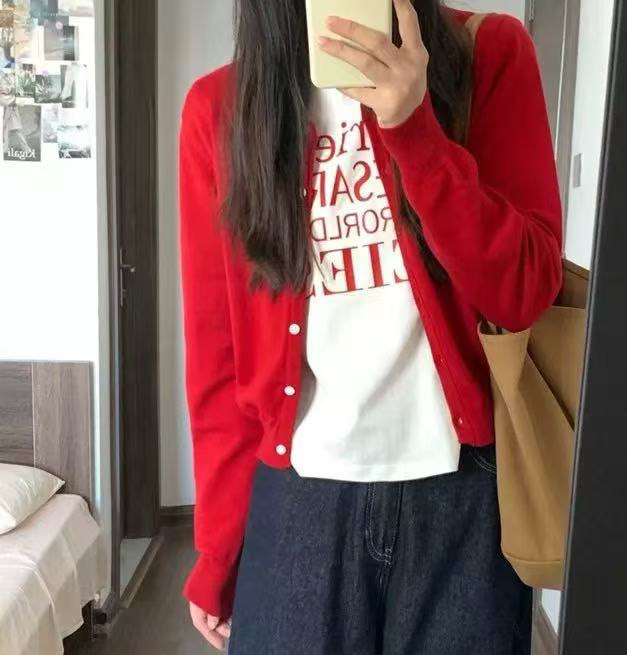 秋季大码女装韩版通勤休闲风显瘦宽松开衫T恤阔腿裤套装