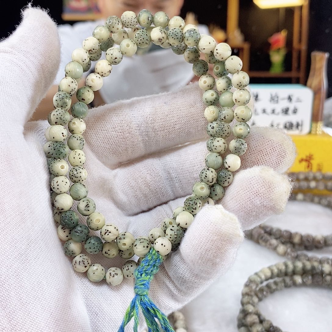 星月菩提手串C*+星月菩提雕刻手串