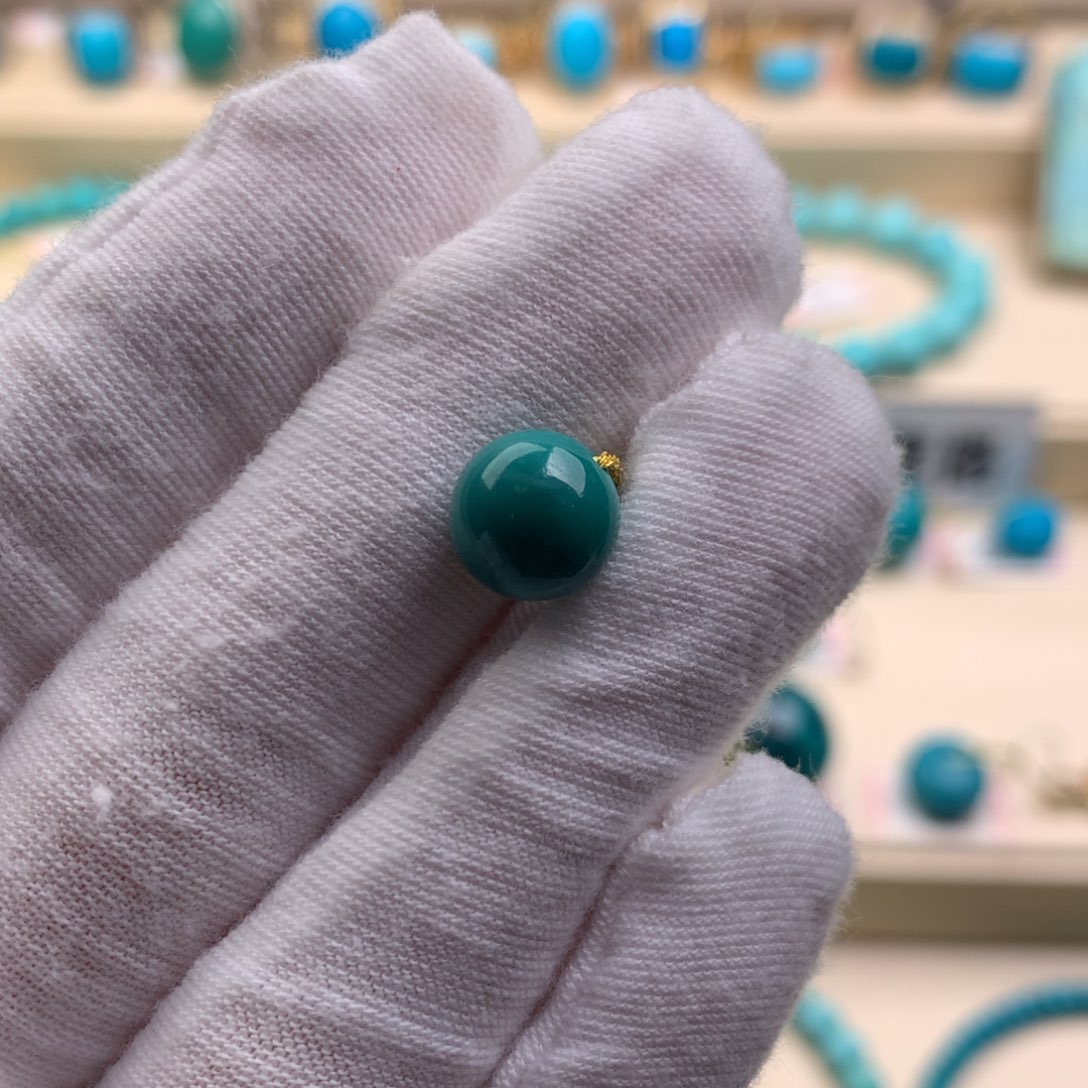 未镶嵌绿松石珠宝奇石8.9