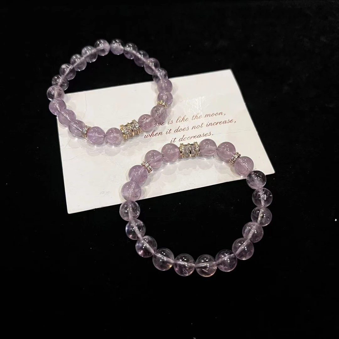 F975 8mm紫水设计款手串 多样性发一