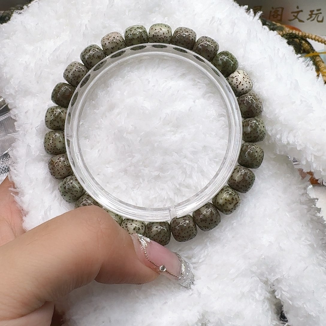 星月菩提手串49灭火绿星月菩提98桶单圈