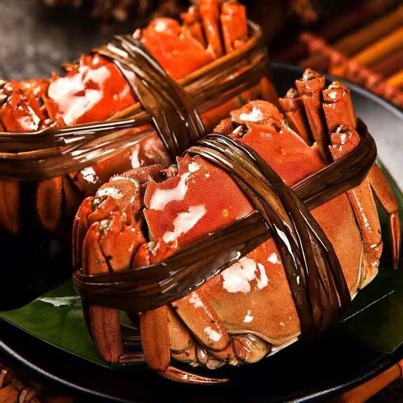 【活蟹】(蟹王+蟹后)鲜活大闸蟹 公6.0-5.7-母5.0-4.7两 6只/8只/10只装 顺丰/京东冷链 赠送吃蟹工具