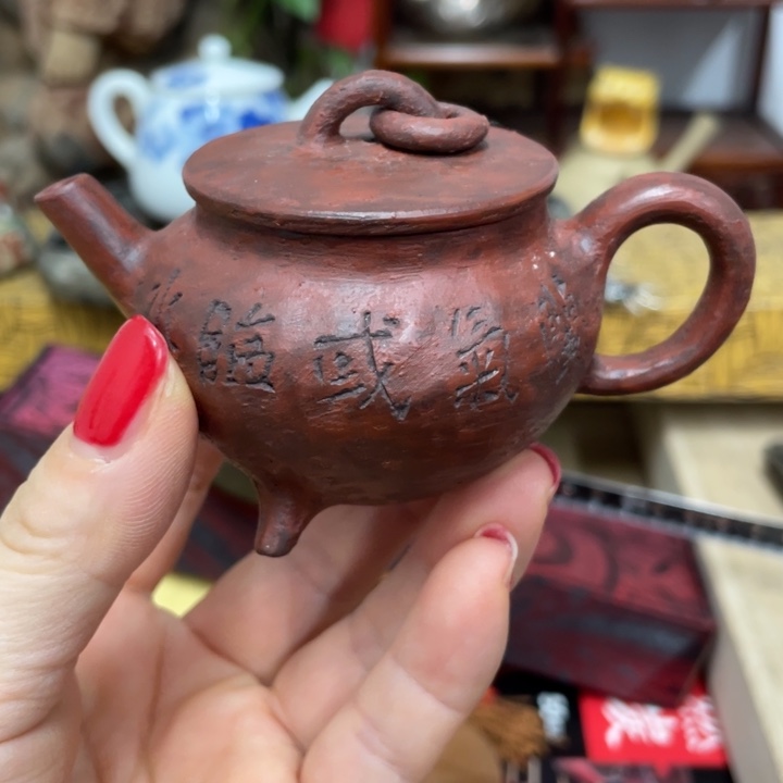 陶中古艺术品摆件
