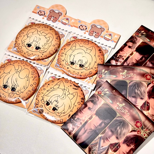 恋与深空 混池 徽章75mm马口铁秦彻吧唧祁煜黎深沈星《拆开不退》