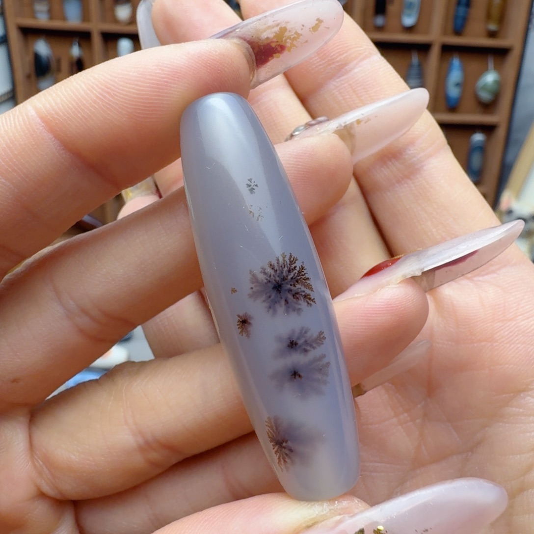 玛瑙/玉髓未镶嵌锁骨