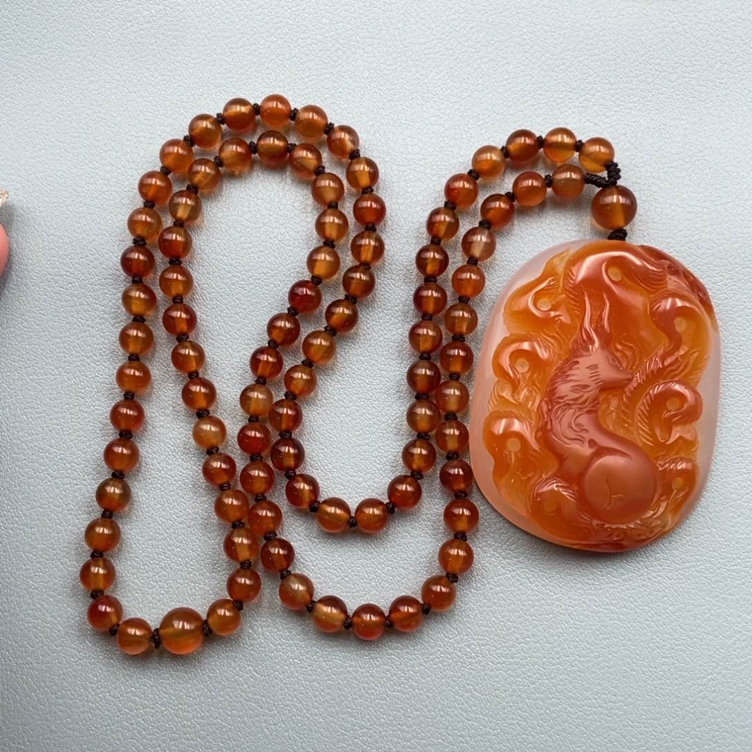 玛瑙/玉髓项链未镶嵌