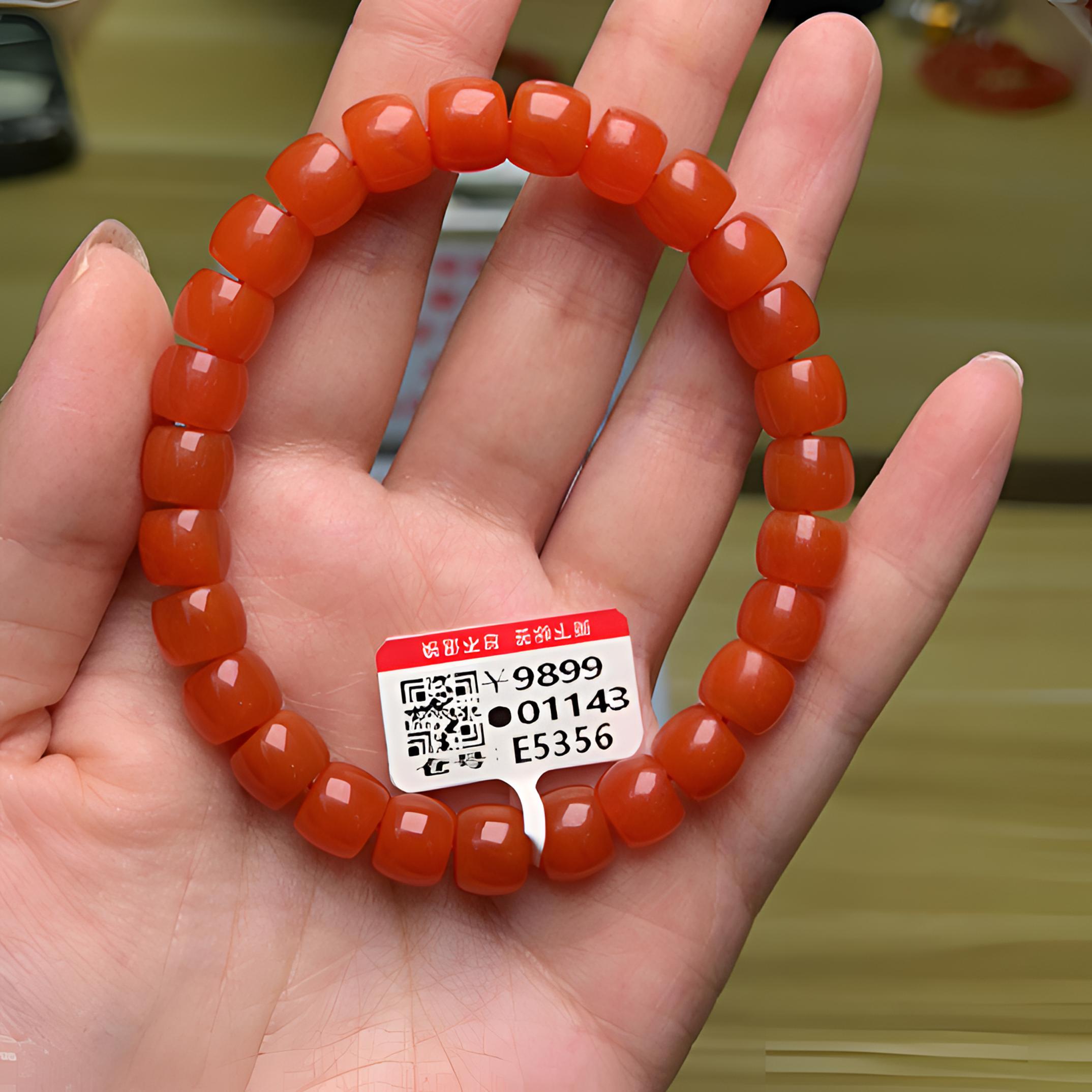 【小刘南红】保山南红滴水洞精工直切（典藏）8+mm多样性发一