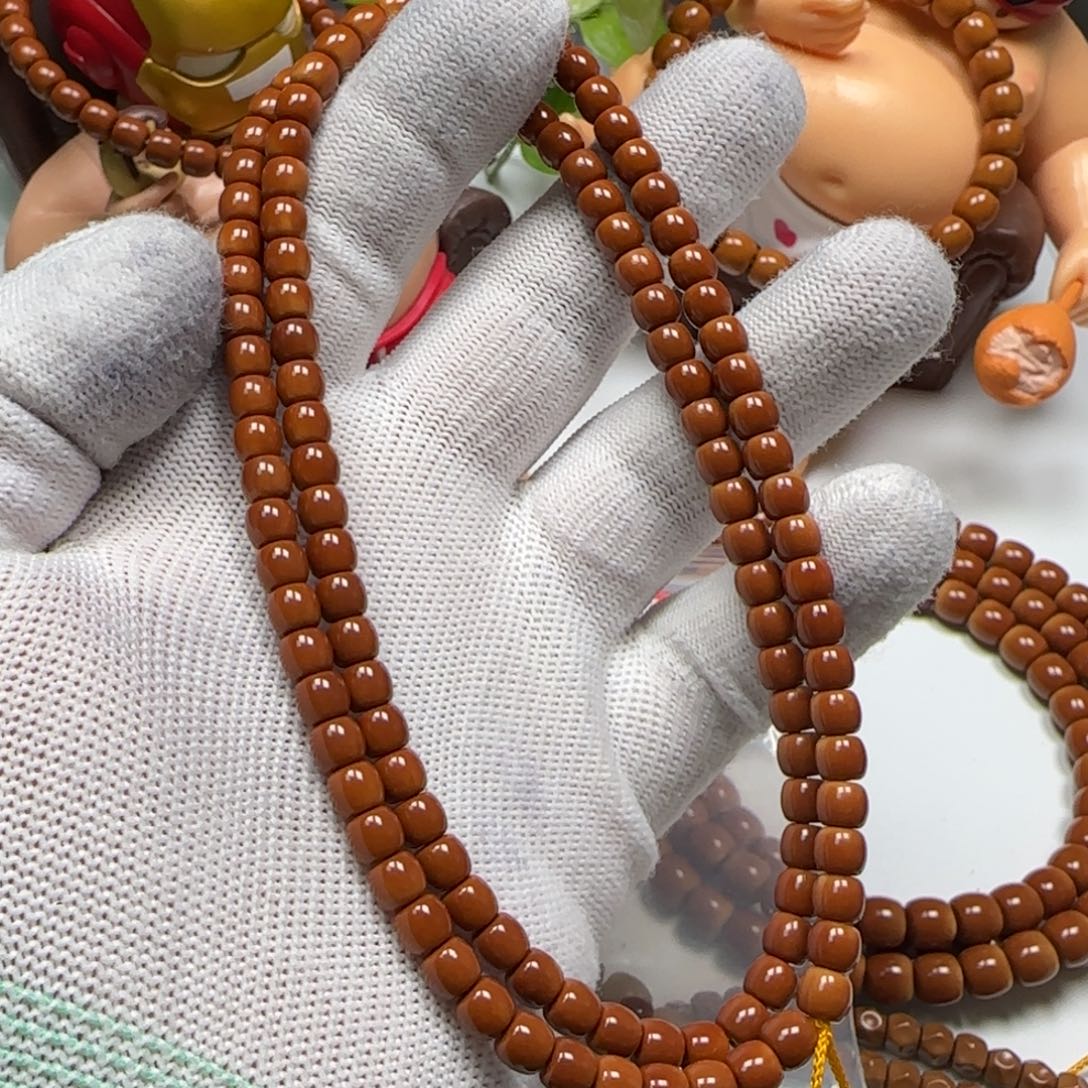 一***一橄榄核手串/手链老挝核尖脖挂5.6