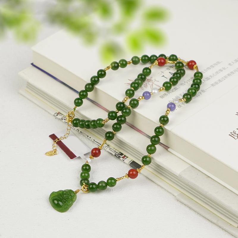 【阳阳】和田玉佛公项链【发一件】