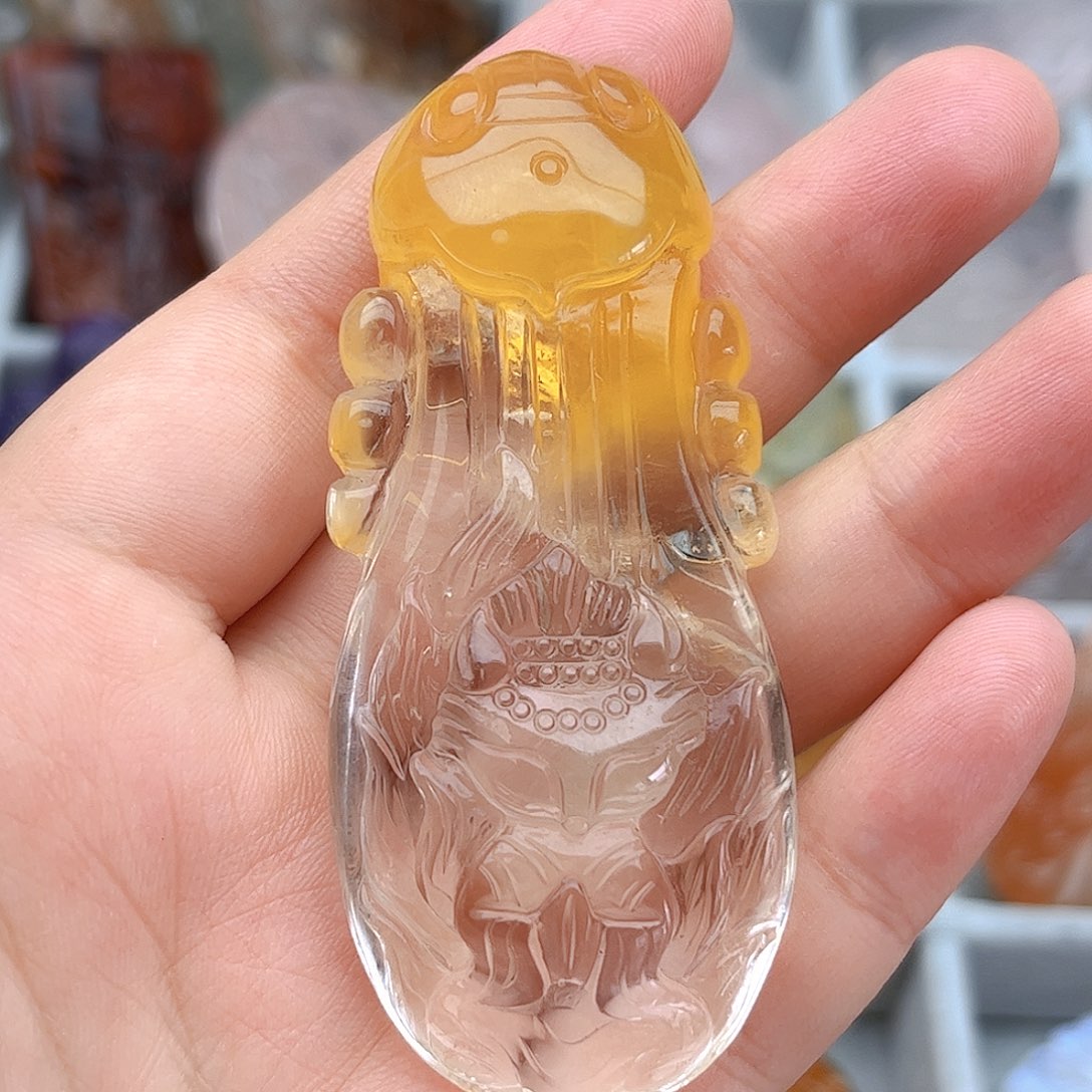 水晶吊坠(不含链)未镶嵌