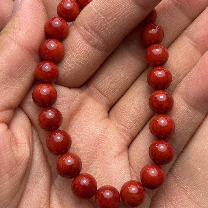 南红玛瑙手串8多样性发1未镶嵌
