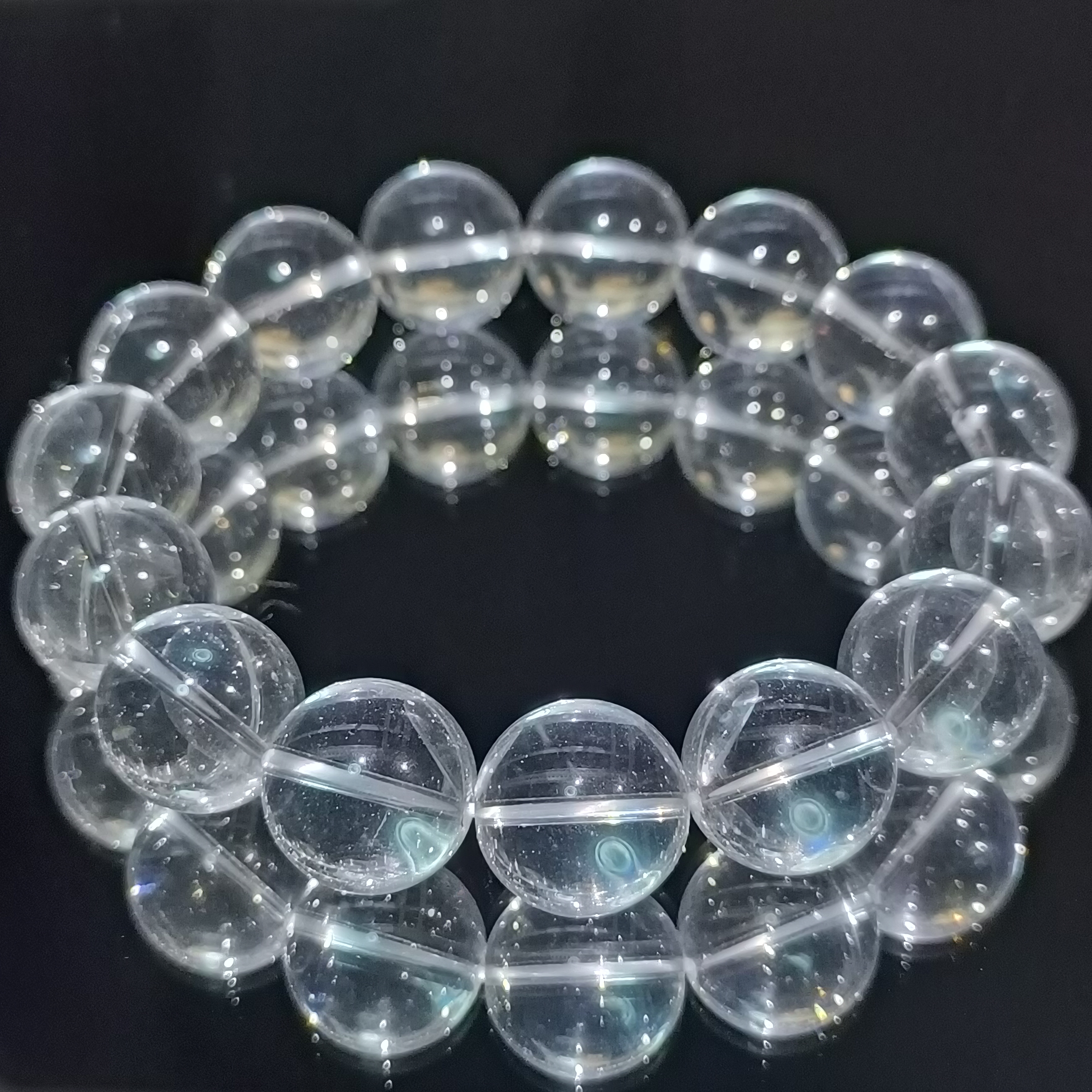 14mm双A白水晶手链
