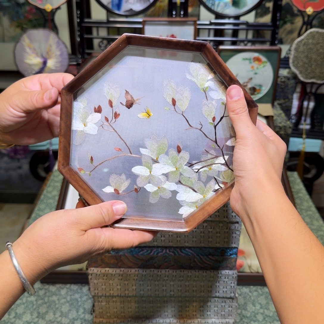 刺绣手工苏绣工艺制作技艺精湛