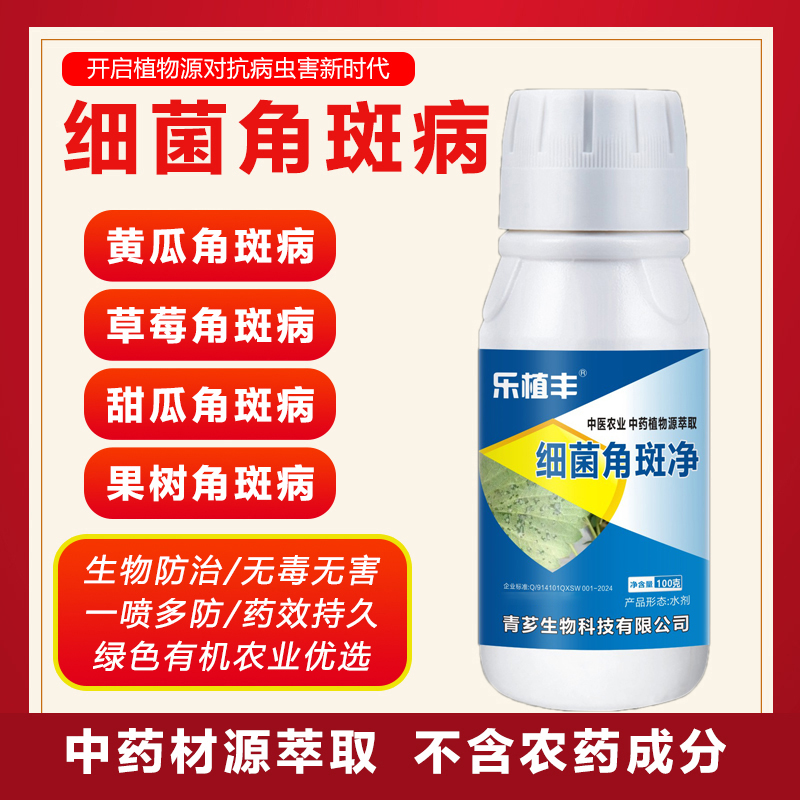 细菌性角斑病杀菌助剂草莓黄瓜甜瓜西瓜芒果角斑病专用药增效助剂