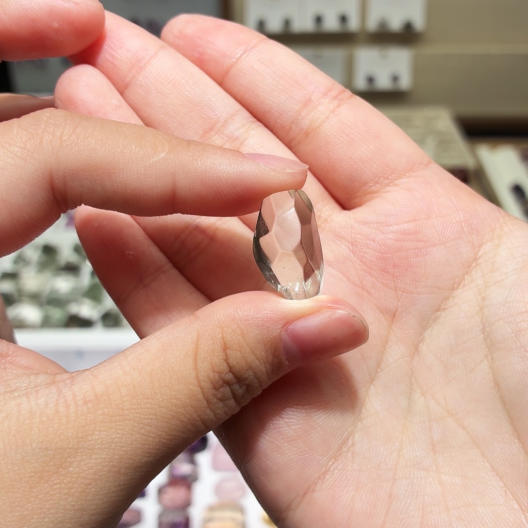 未镶嵌吊坠(不含链)水晶绿水 随形 打孔定制不退换