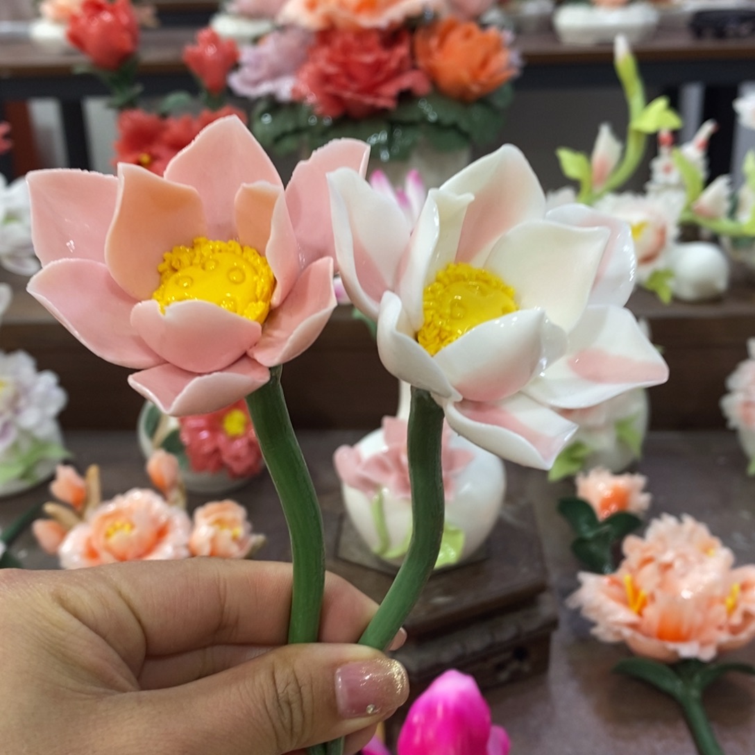 瓷片陶瓷工艺品摆件