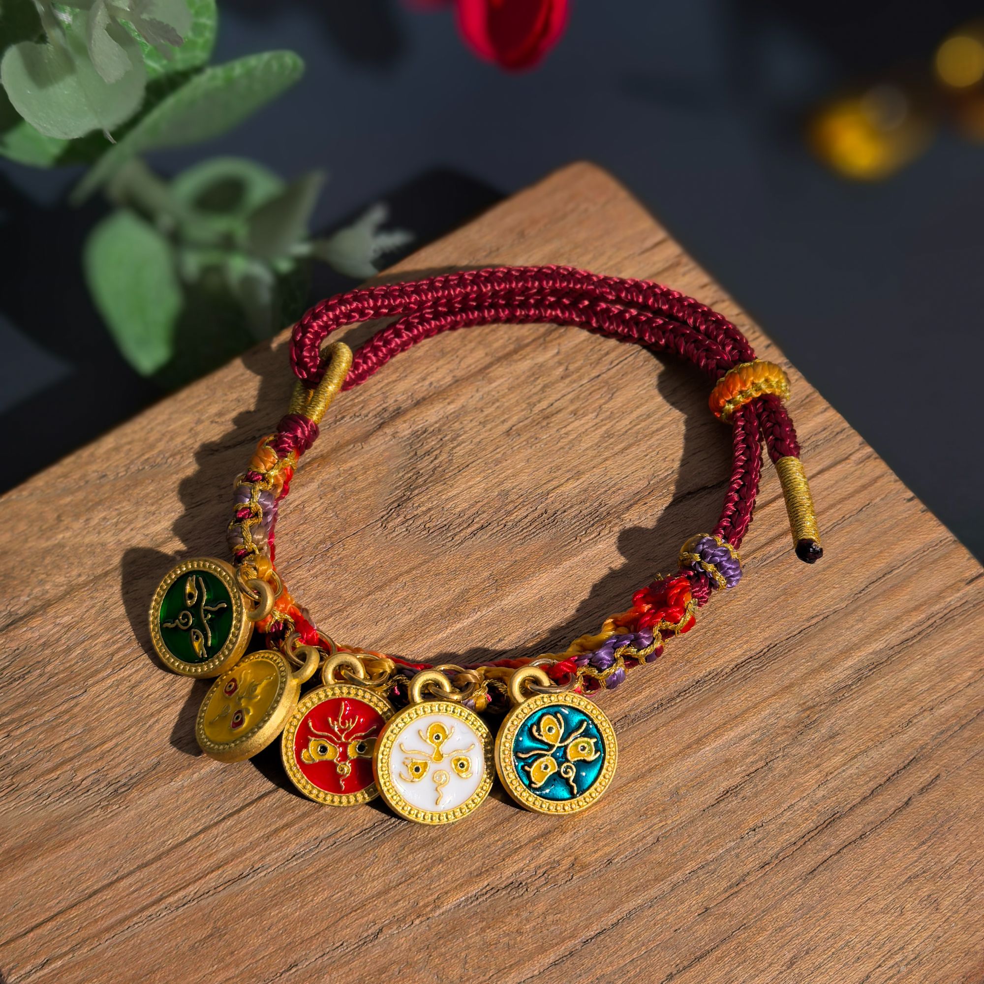 [琪钰]云霞 五财眼手绳-L250305007